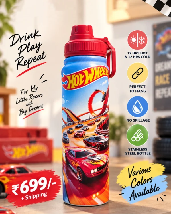 Thatvamasi_store_ (5) Hot Wheels Water Bottle 800ml